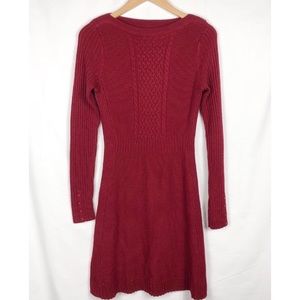 Maroon Sweater Dress